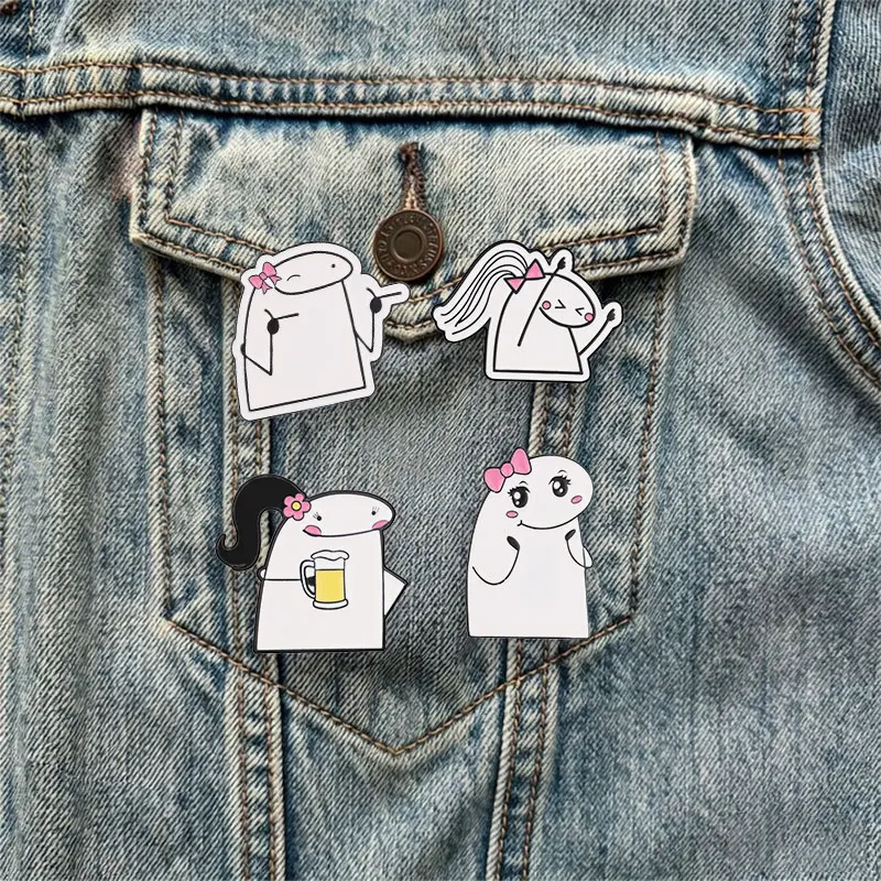 Spanish Latin Quotes Enamel Pins Funny Memes Flork Brooch Lapel Badge Cute Cartoon Edgy Hispanic Jewelry Gift For Friends