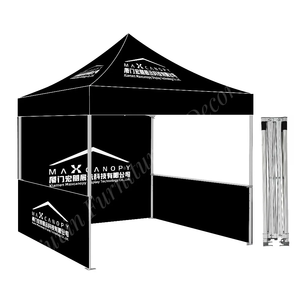 Maxcanopy 50mm Hexagon Outdoor Gazebo 3x3M 4.5x3M 4x6M Premium Folding Tent Pop up Canopy Gazebo Pro Version Tent for Trade Show