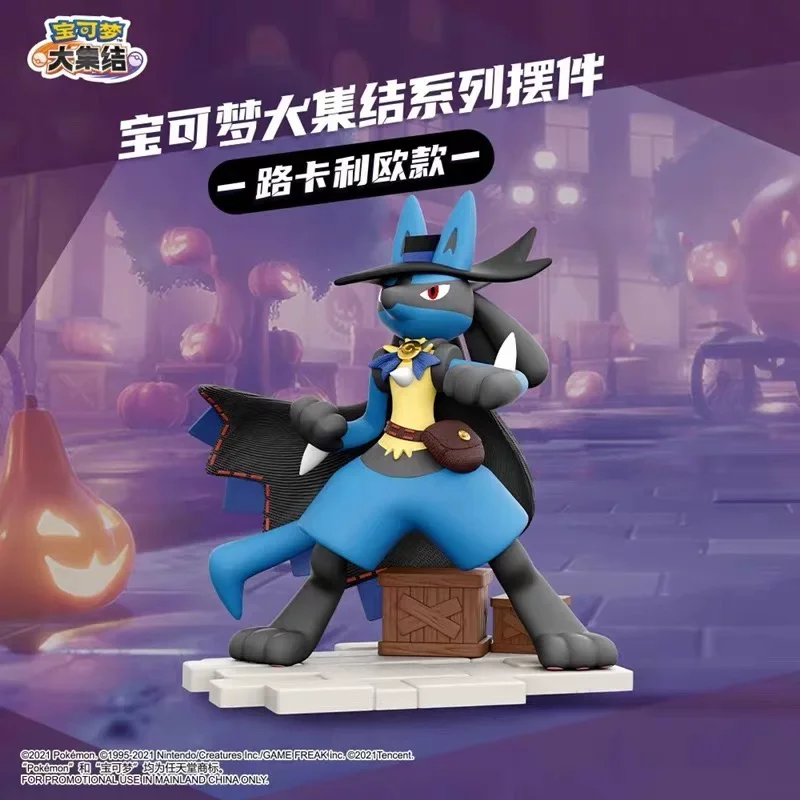 Hete Pokemon Lucario Actiefiguur Pokemon Unite Verzamelfiguur Bureaubladdecoratie Spelaccessoire Cadeau Voor Fans Op Voorraad