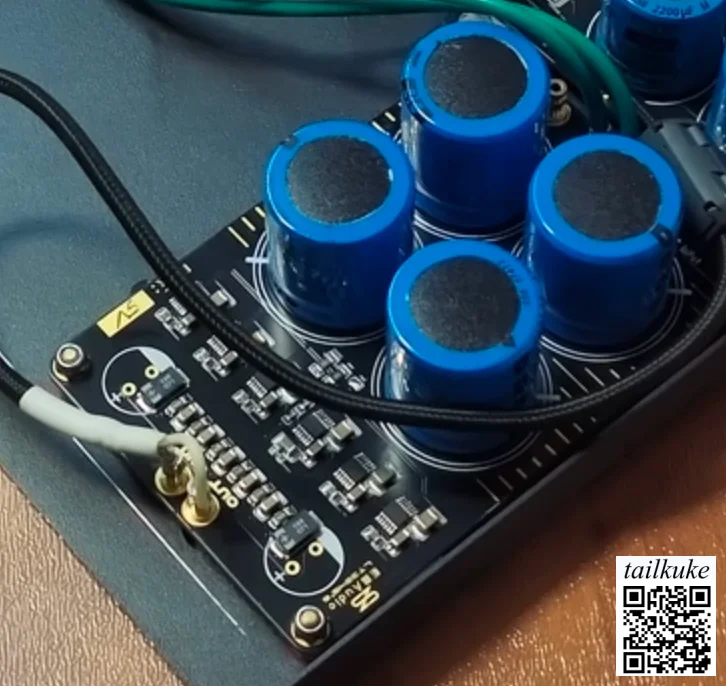 Black Gold Edition 4-Parallel LT3045 Linear Power Module, 2A Current, Ultra-Low Ripple, Ultra-High PSRR