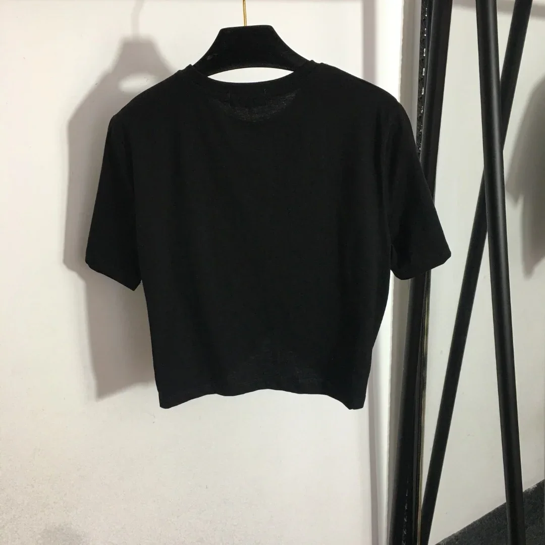 

Футболка с принтом, модная женская футболка с короткими рукавами и круглым вырезом, топы, футболка большого размера