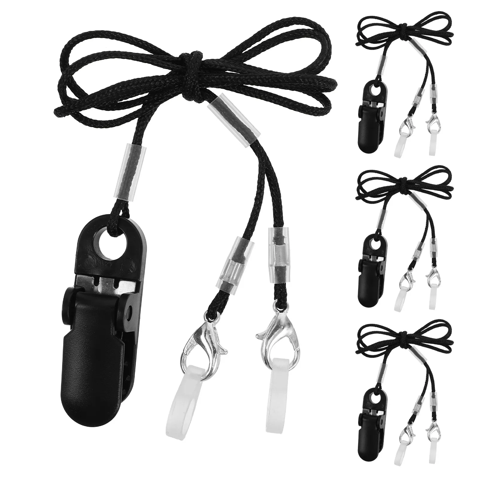 4Pcs Hearing Aid Anti-Lost Clip Lanyard Soft Ring Bte Holder Cord for Seniors Hearing Amplifier Ear Hook Retention Anti-Drop - view 6