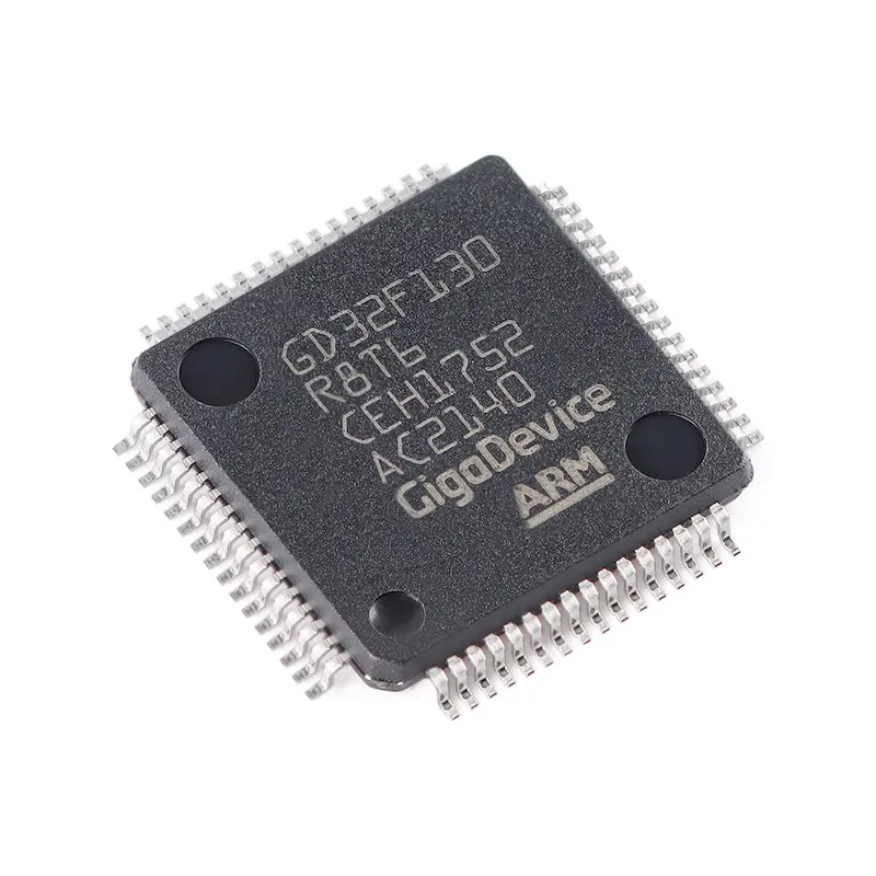 2Pcs/Lot New Original  GD32F130R8T6 GD32F130 ARM Cortex-M3 Microcontroller IC 72MHz 64KB FLASH RAM 8KB LQFP-64(10x10)