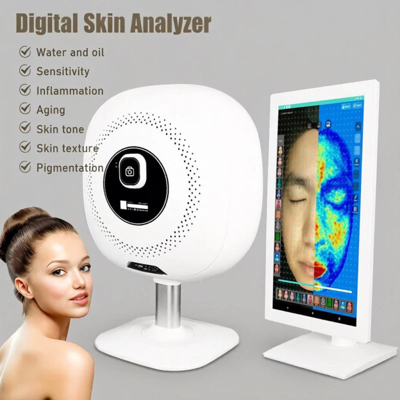 Portable Facial Analysis Skin Monitor Analyzer Tester 3D Digital Skin Analyzer Machine