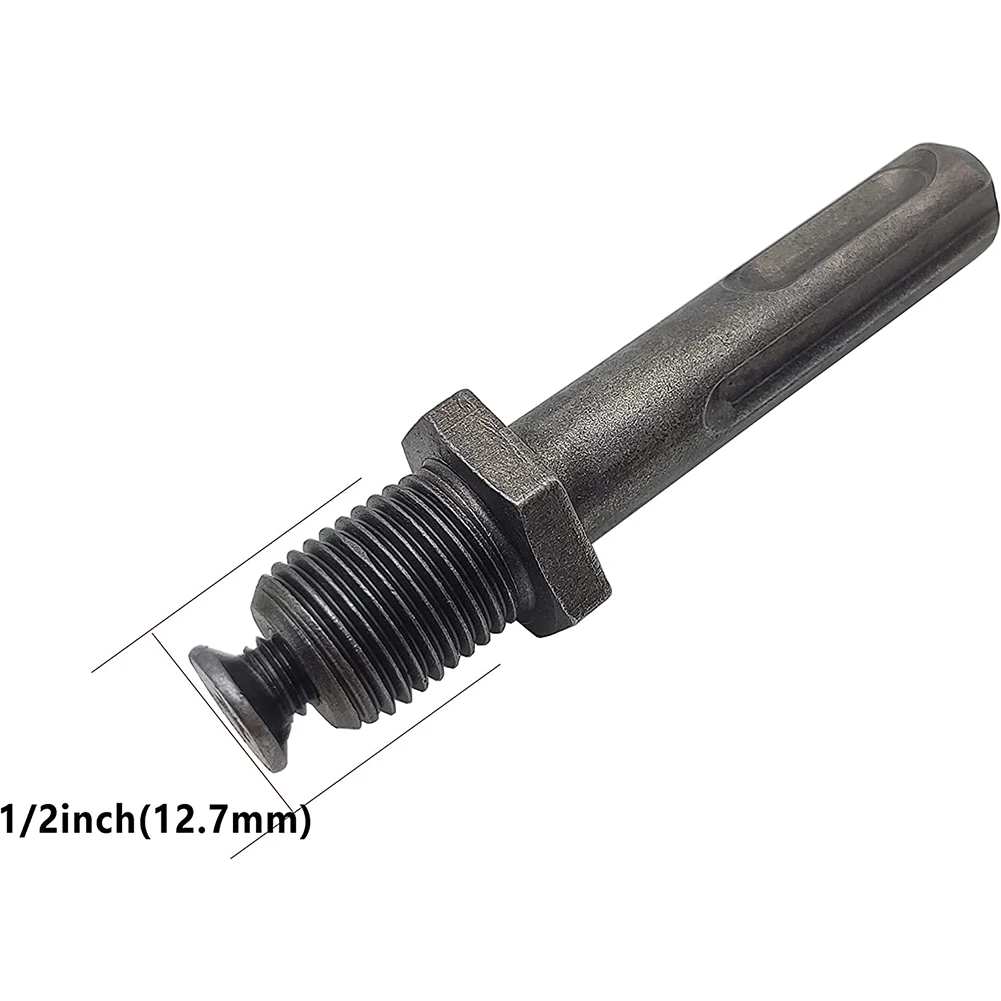 Metal Heavy Duty 1/2-20UNF 13mm Keyless Drill Chuck Quick-change Hex Shank/SDS/Socket Square Female Adaptor Hardware Tool