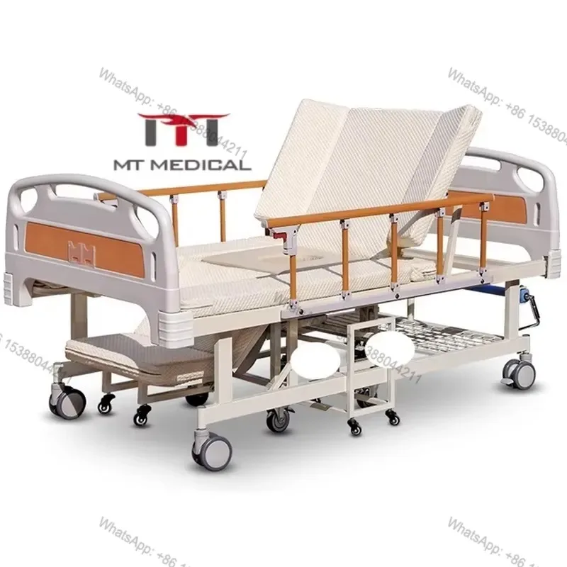 Hot Sale MT MEDICAL Electric Multi-function Medical Home Care Patient Nursing Bed With Toilet Electric Patient Bed