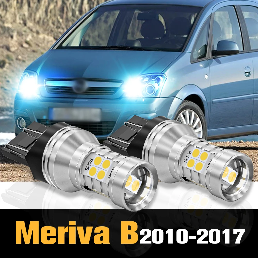 

2pcs Canbus LED Daytime Running Light DRL Accessories For Opel Meriva B 2010-2017 2011 2012 2013 2014 2015 2016