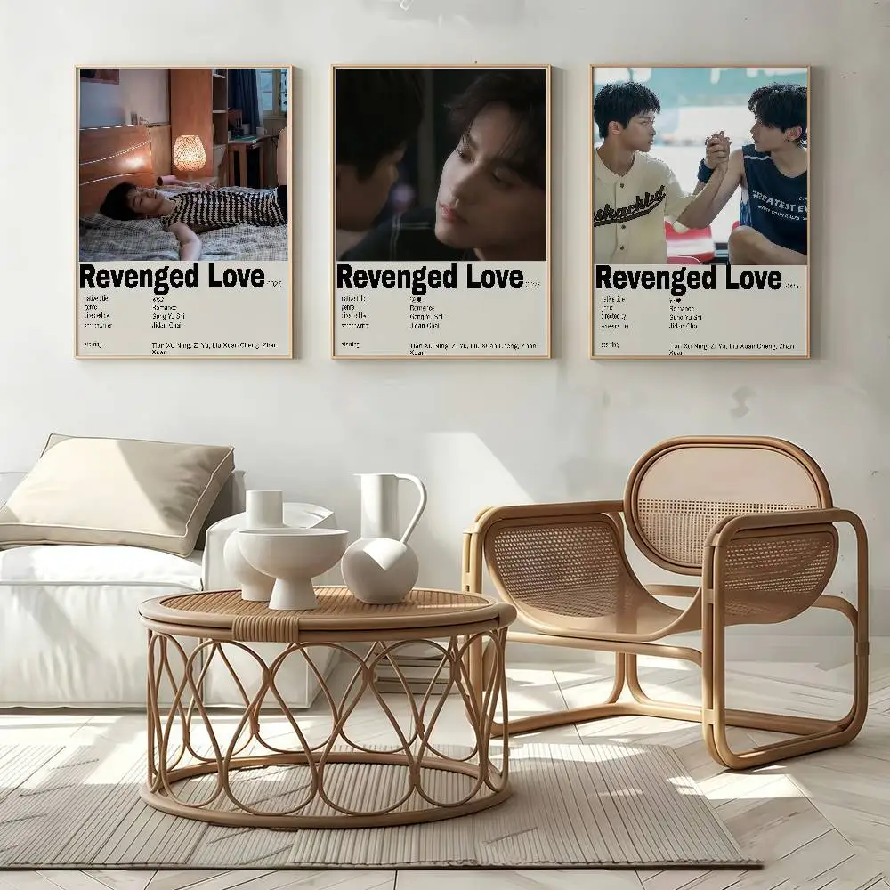 TV R-Revenged Love Poster Stickers Classic Art Print Retro Wall Decor HD Living Room Home Poster Festival Gift