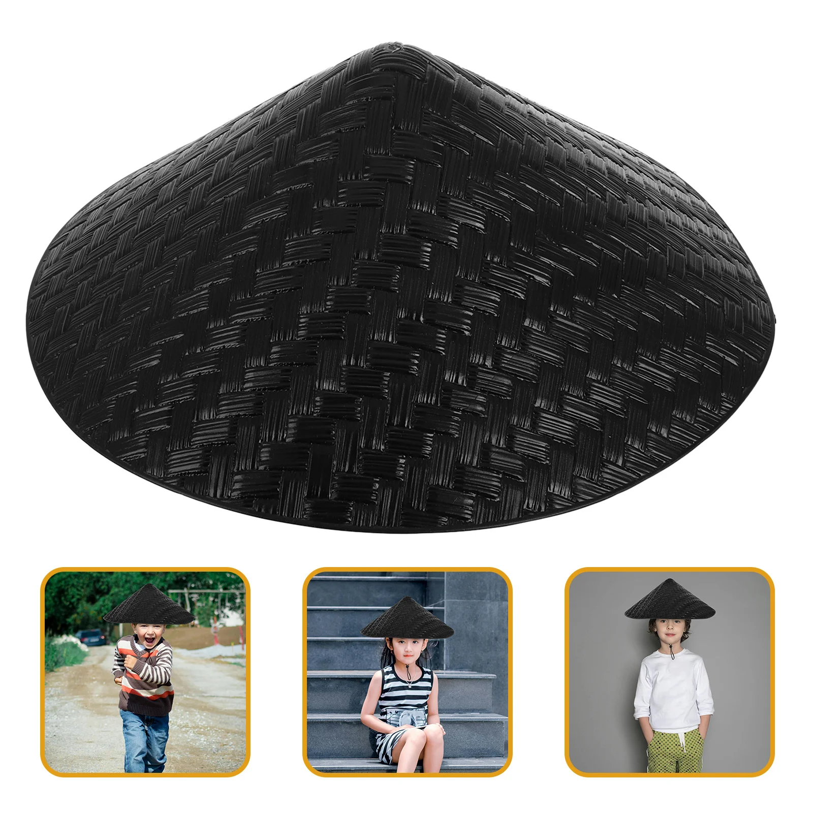 

Ninja Hat Japanese Style Samurai Cosplay Accessory Lightweight Portable for Outdoor Events Stage Performances Traditional
