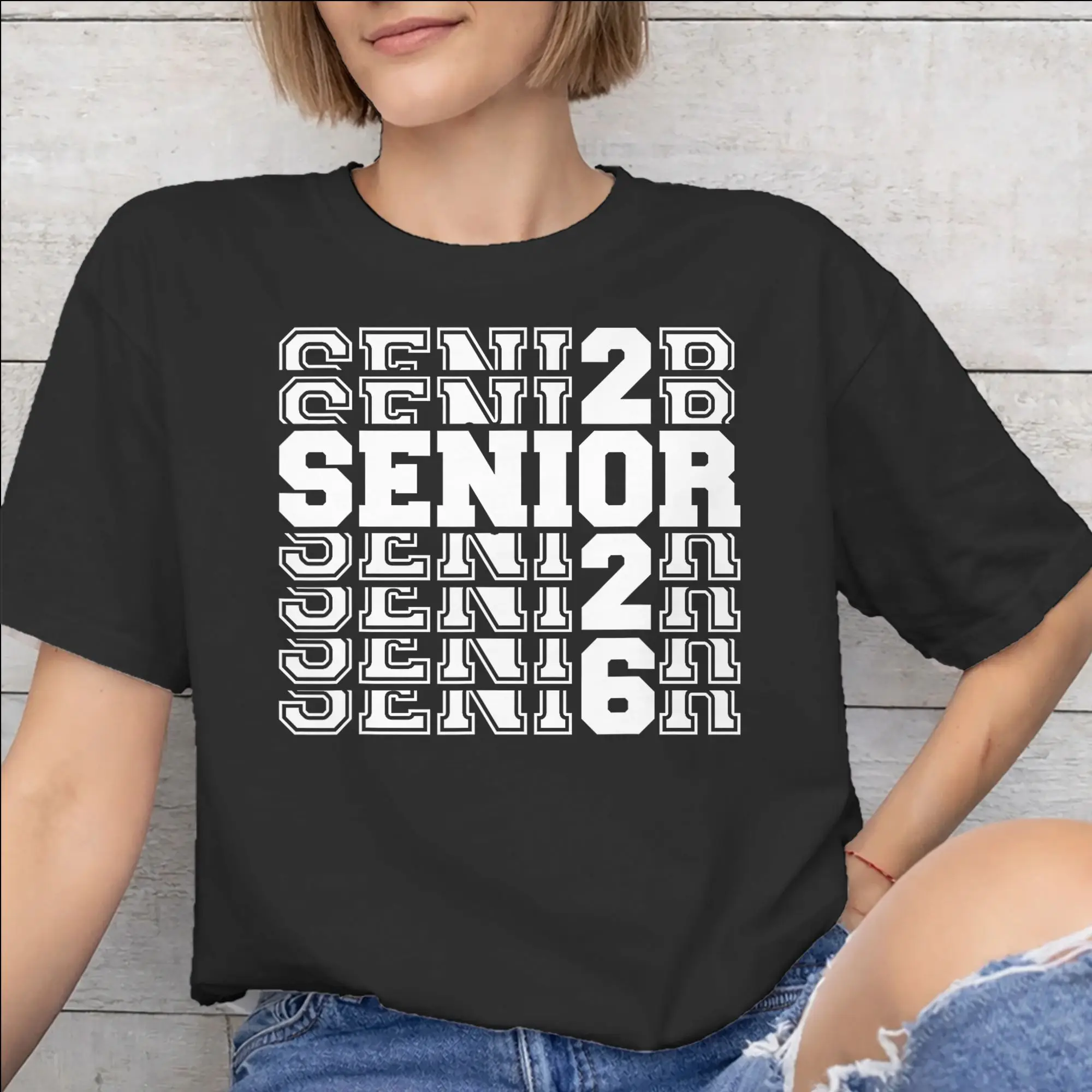 Class of 2026 Senior Graduation Merch Men Women T Shirt Pure Cotton Tee Graphic Printing  T-shirt Clothes