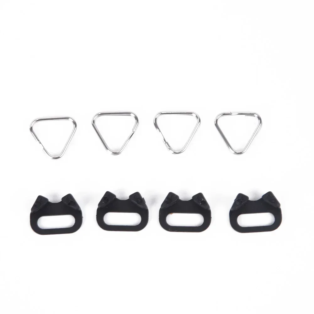 4pcs Triangular Split Rings For Camera Back Belt Strap Buckle Accessories For Cameras With Aperture Of More Than 2MM