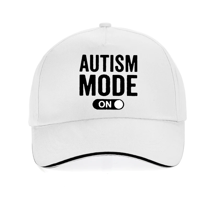 Funny Best Autism Mode On hat men Women Graphic Cotton baseball cap Harajuku pop y2k Summer trucker Snapback hats bone