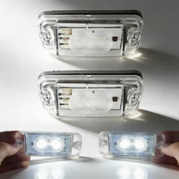 Luces de señal LED blancas de 24V para Mercedes Actros MP3 Econic, faro de techo de cabina, pieza de repuesto OEM 0028200056, 2 uds.