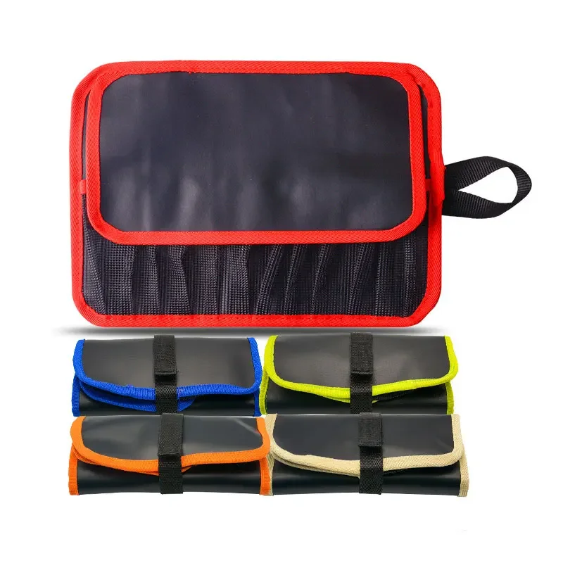 

AS Fishing Lure Jig Bag Storage Case Large Capacity Multi-Purpose Partition Waterproof Adjustable Gear Tools Pockets Bags Holder