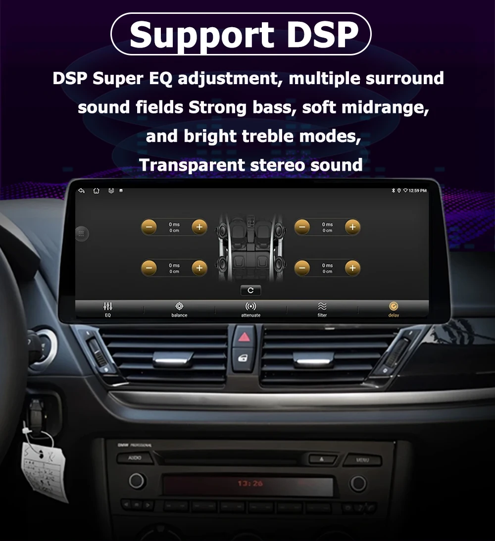 Android 16 RHD For BMW 3/4 series F30 F31 F32 F33 F34 F36 2013-2019 Android Auto Carplay Car Multimedia Car Radio WIFI DSP GPS