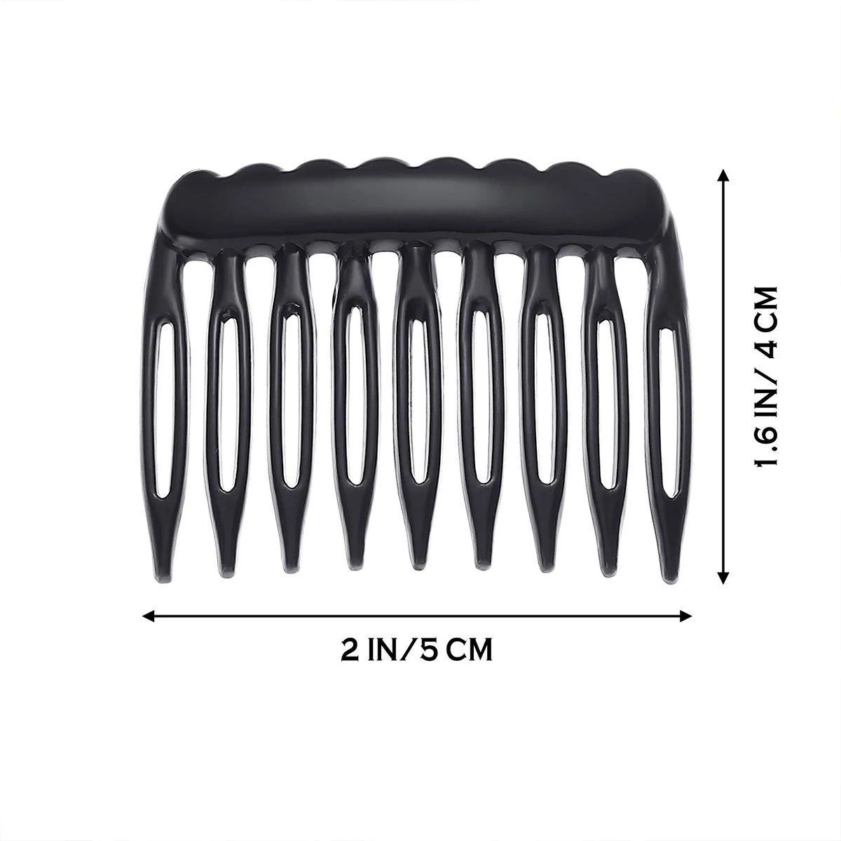 24Pcs Small Hair Side Combs 9 Teeth Plastic French Teeth Hair Combs DIY Strong Hold Hair Clips Comb Hair Styling Accessories