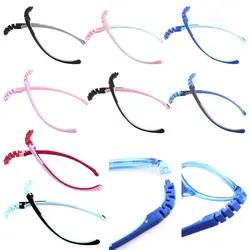 Anti-Slip Children's Silicone Glasses Legs Snap-on Eyeglasses Arm Replacement Bicolor Accessories