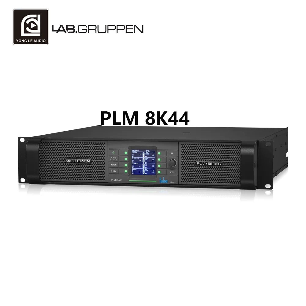 4*8000W Class D 2U Power Amplifier AC Powered 8000W Total Power Dante I/O Concert Use Good Sound Quality High Cost Performance