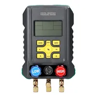 DUOYI DY522A Digital Manifold Meter Air Conditioning Vacuum Gauge for Refrigeration HVAC Vacuum Pressure Temperature Tester Set