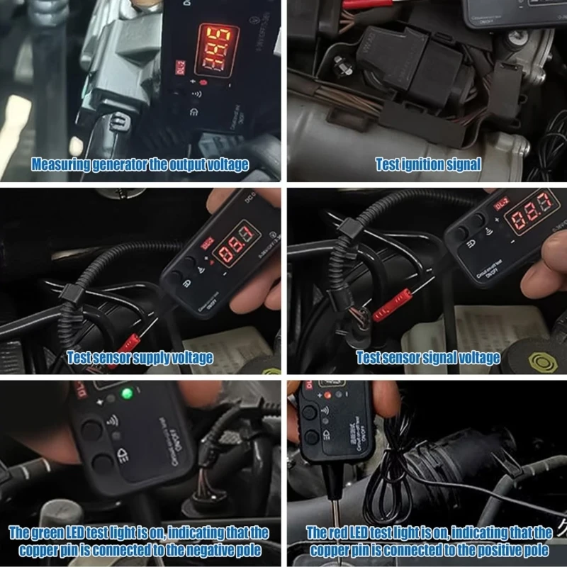 Electrical System Tool for Automotive Testing Short Circuit Detector Vehicle Pulse Sensor Signal Light Testing Pen Probe