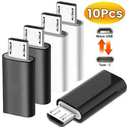 Переходник с USB Type C на Micro USB для Android, переходник со штекера Micro USB на Гнездо Type C для телефона, планшета, для Xiaomi, Huawei