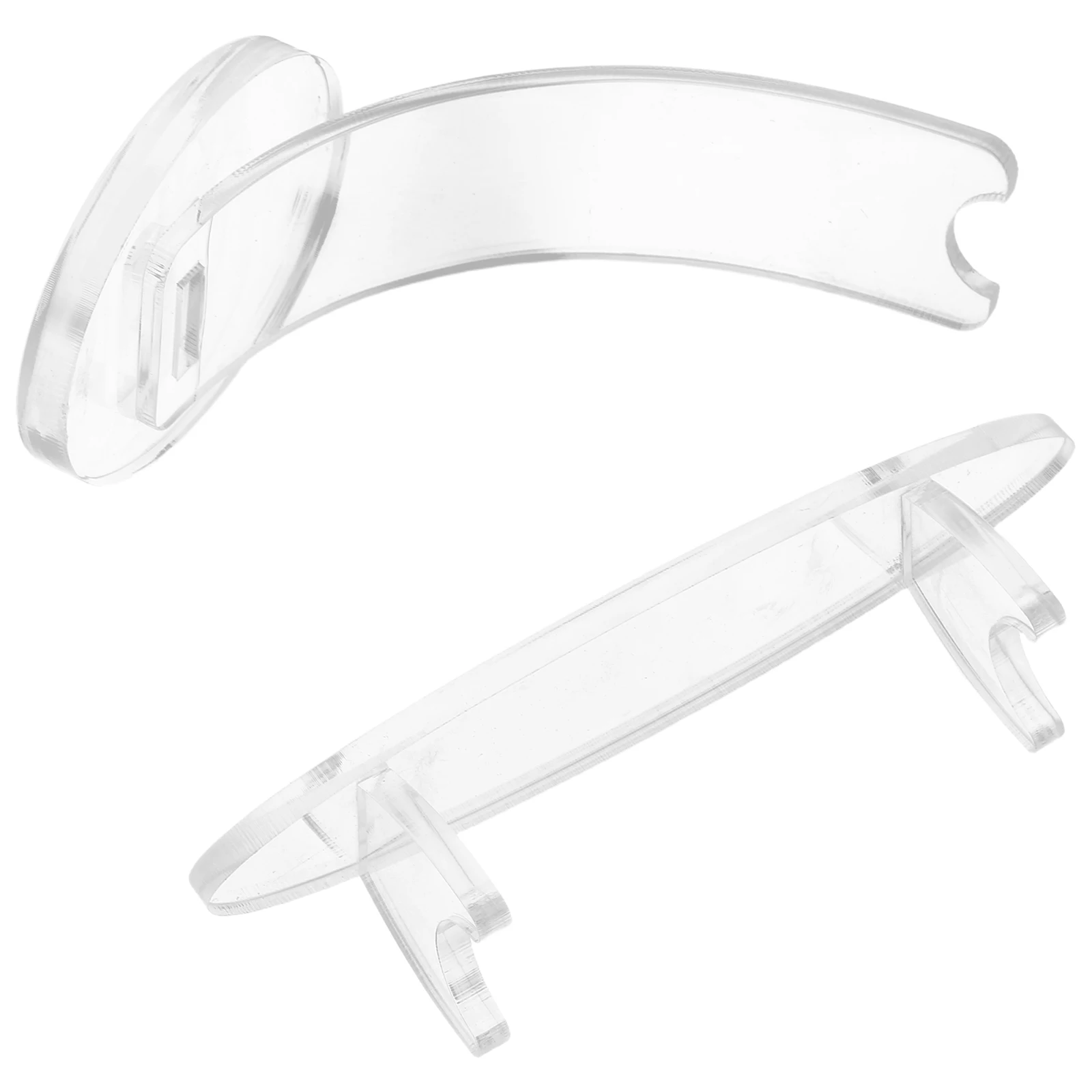 

2Pcs Acrylic Pen Holder Transparent Vertical Pencil Display Stand Fountain Ballpoint Pen Rack Makeup Brush Organizer Desk