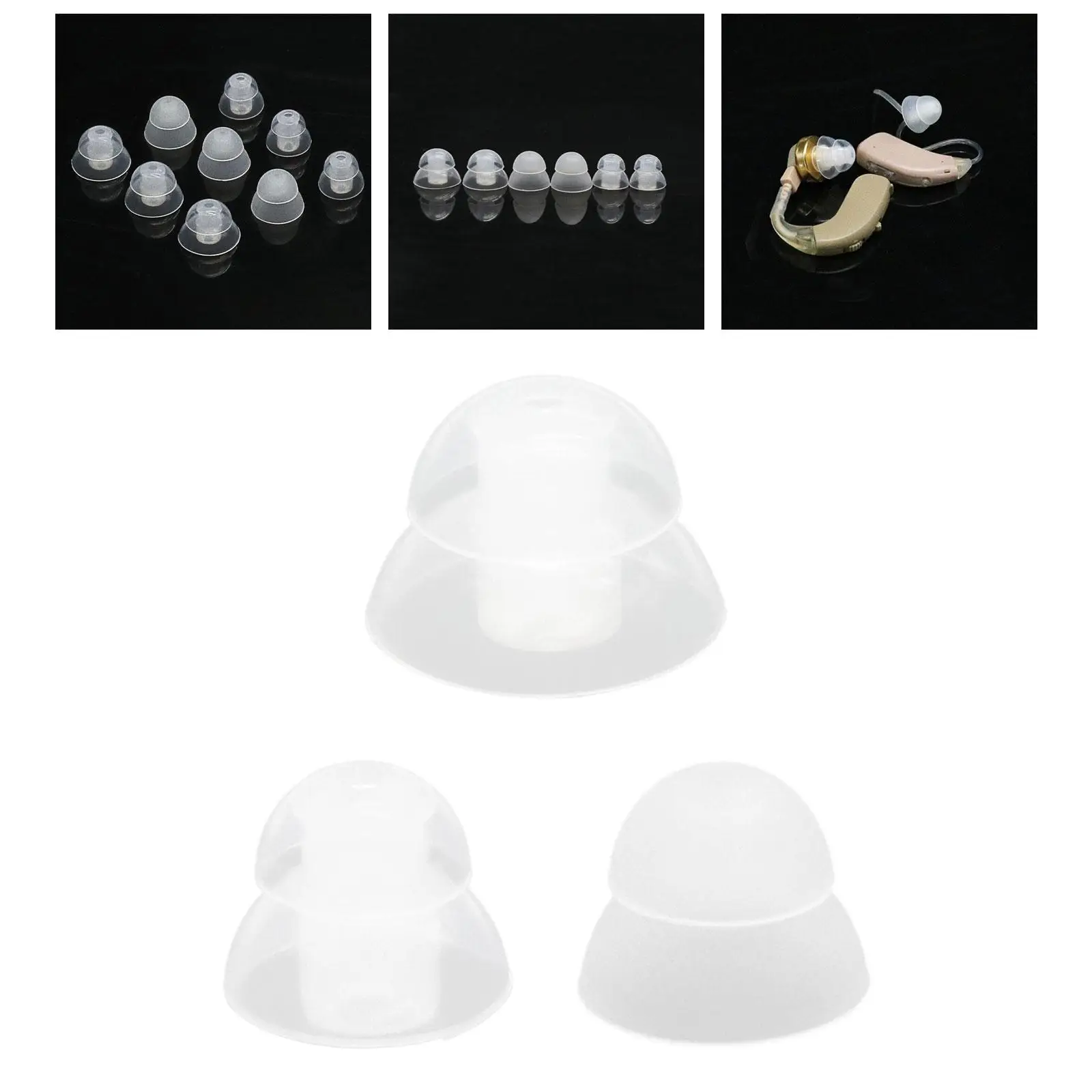 6x capas de fones de ouvido no ouvido fone de ouvido de áudio portátil pontas de fones de ouvido tampa