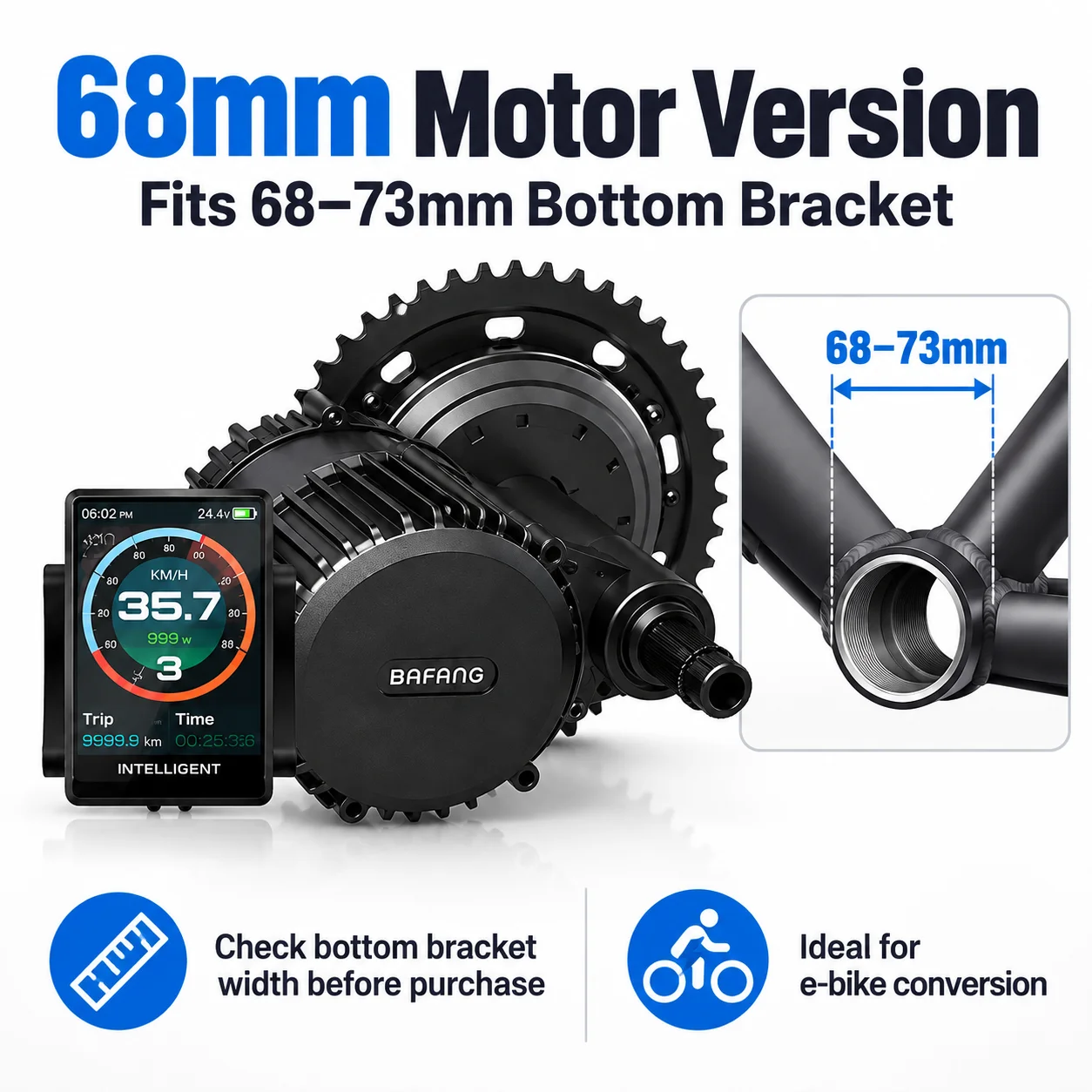 BAFANG 48V 1000W BBSHD Mittelm – Bafang Bbshd 1000W Conversion Kit Bewertung und Preis