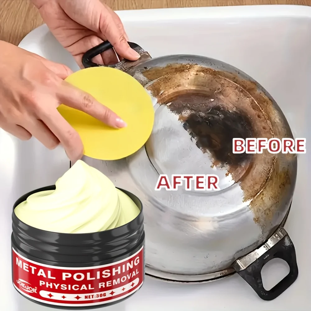 JOKJOK Сверхмощный полировальный воск для металла — универсальная паста для ремонта и обслуживания металлов, многоцелевой полировщик для меди, латуни, Al
