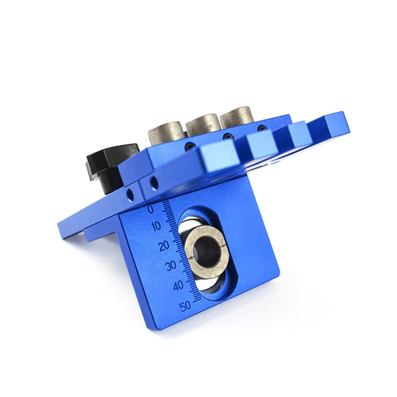 Woodworking round wood tenon punch, three-in-one hole opener, positioner, woodworking hole punching, hole punching fixture