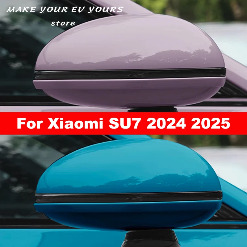 

Для Xiaomi SU7 2024 2025 автомобильное зеркало заднего вида, защита зеркала, защита для автомобиля, аксессуары для предотвращения столкновений