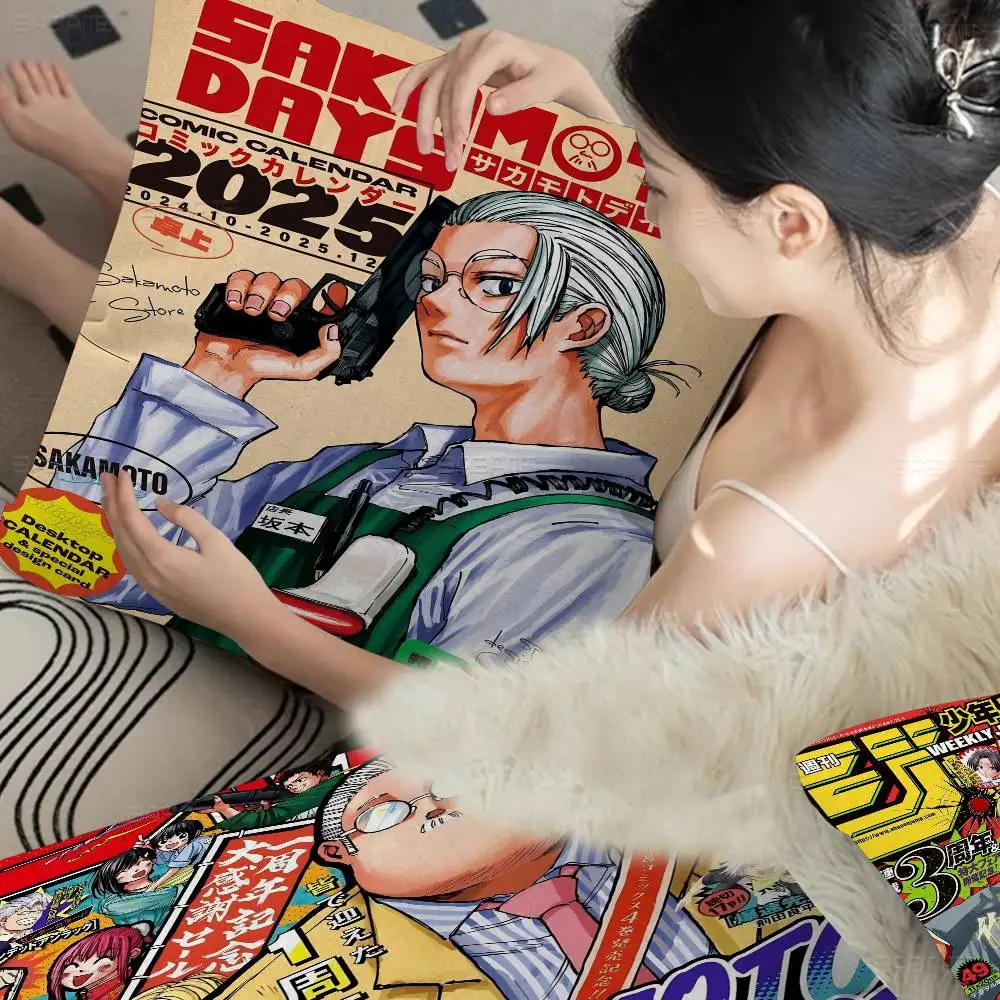 Anime SAKAMOTO DAYS pillow cover sofa cushion cover home room decoration children gift