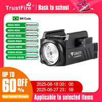 Trustfire GM23 Tactical Led Flashlight 800LM USB Rechargeable Quick Release Lights for GL & 20mm Picatinny Rail Tauru TX2