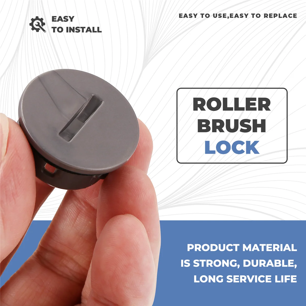 Adatto per aspirapolvere V6 DC59 DC62 SV03 Spazzola a rullo elettrica Accessorio per blocco spazzola a rullo con copertura terminale incorporata