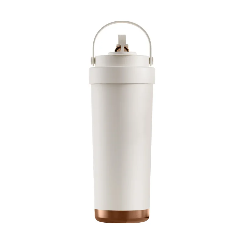 Large capacity Dual Drink Ceramic Inner Pot Insulated Cup Suitable for Men Women With Straws and coffee cups for outdoor travel
