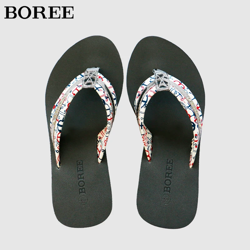 BOREE Flip Flops Women Shoes Beach Sandals Wedge Platform Light Plus Size Shoes Non-slip Slippers dames teenslippers zomer 2024