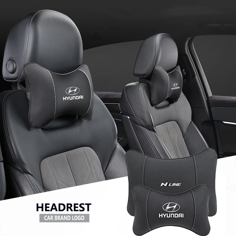مقعد السيارة رئيس دعم وسادة الملحقات الداخلية لشركة هيونداي جينيسيس N-LINE I10 I20 I30 I40 IX20 IX35 كونا جيتز فيلوستر