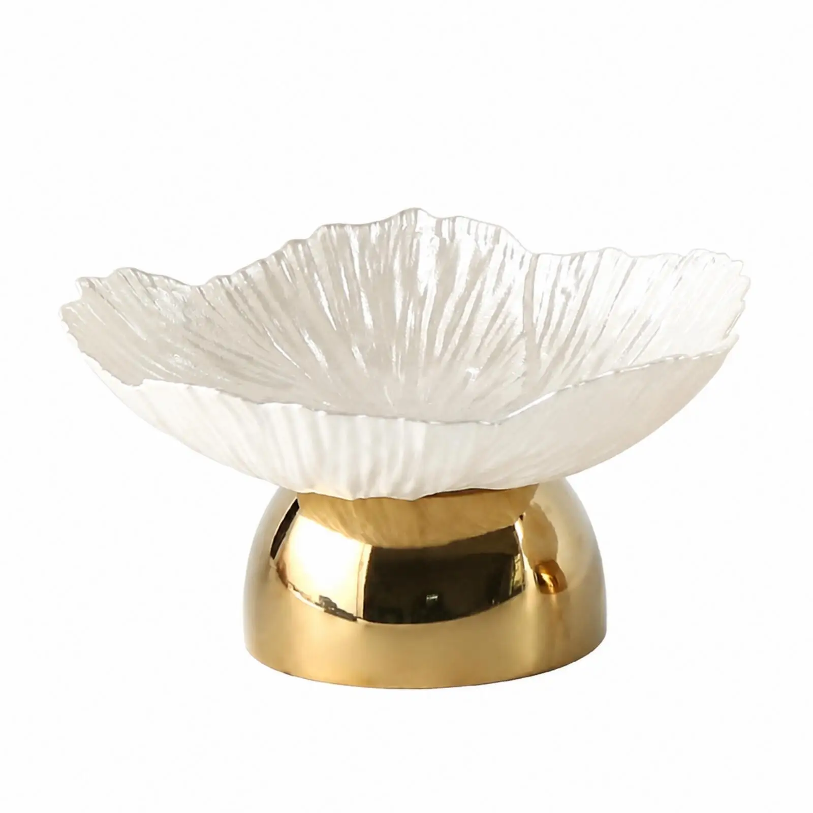 Decorative Fruit Dish | Fruit Bowl with Pedestal, Contemporary, for Living Room