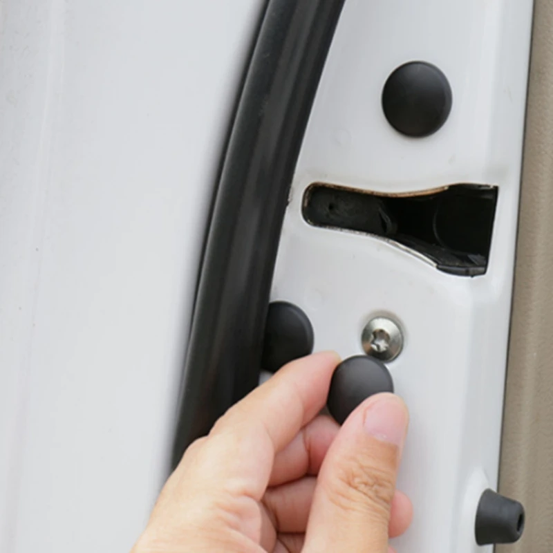 12Pcs Car Door Lock Screw Protector Cover for Volkswagen vw t5 passat b5 b6 b7 b8 cc golf 4 5 6 7 mk4 mk5 mk7 polo tiguan