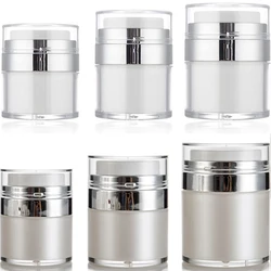 15g/30g/50g/100g Empty Airless Pump Jar Reusable Acrylic Vials Vacuum Bottle Portable Travel Container For Cosmetic Cream Lotion