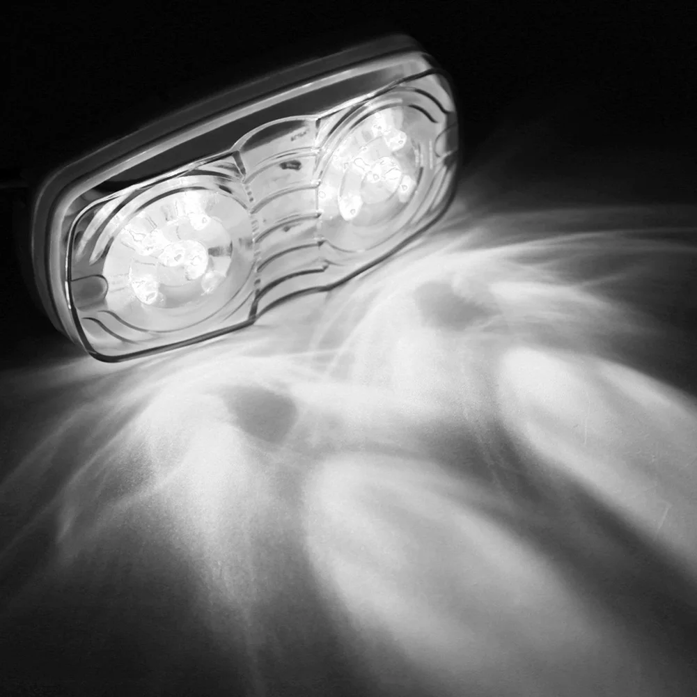 액세서리 사이드 마커 라이트 1.5W 110.9*59.3*37.5mm 12V 2Pcs ABS + PC 전등 갓 호박색/빨간색/흰색 F5 LED 절묘한