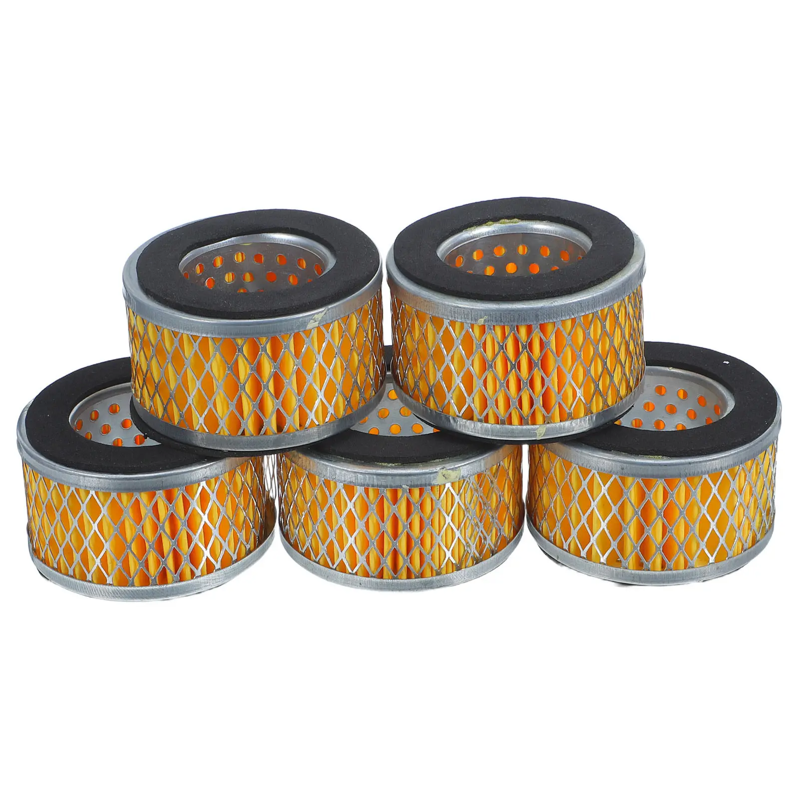 5Pcs Air Compressor Filter Elements Dense Paper Intake Replacement Round Prefilter System Stable Operation Air Compressor Spare - view 6