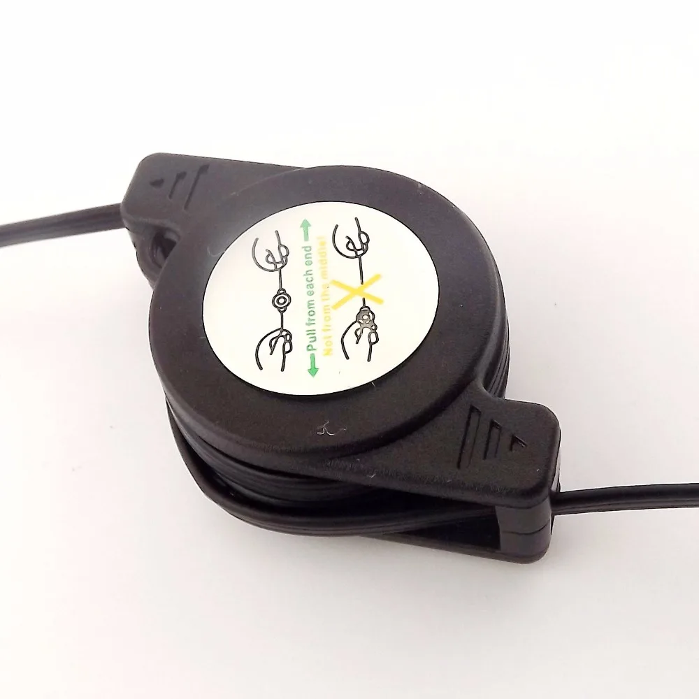 Retractable Data Cable USB Data Cable Portable USB Male-to-Female Interface Data Cable Synchronization Charger Cable for Android