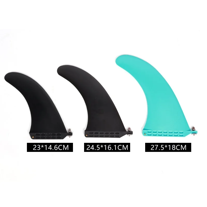 9/9.5 inch Surf Fin Sup Fin Plastic Finken Nylon Single Fin For Sup Board Quilhas Central Longboard Fin With Fin Screw