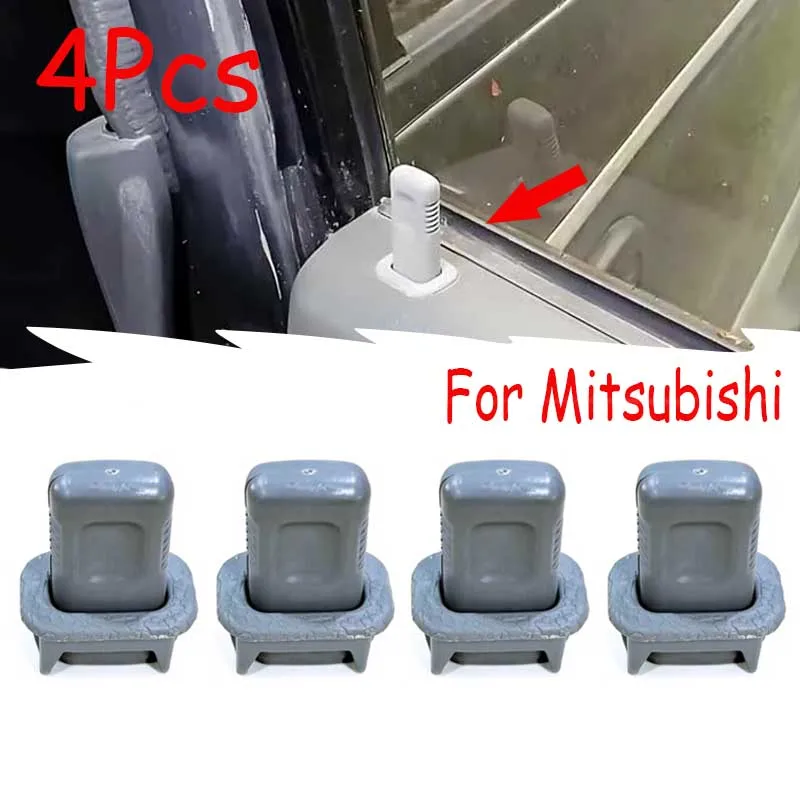4Pcs Car Door Lock Pin Cap Set Fit For Mitsubishi Pajero Montero V31/V32/V33/V43 1991-2000 Shogun Mk2 OE# MB774548 MB775216