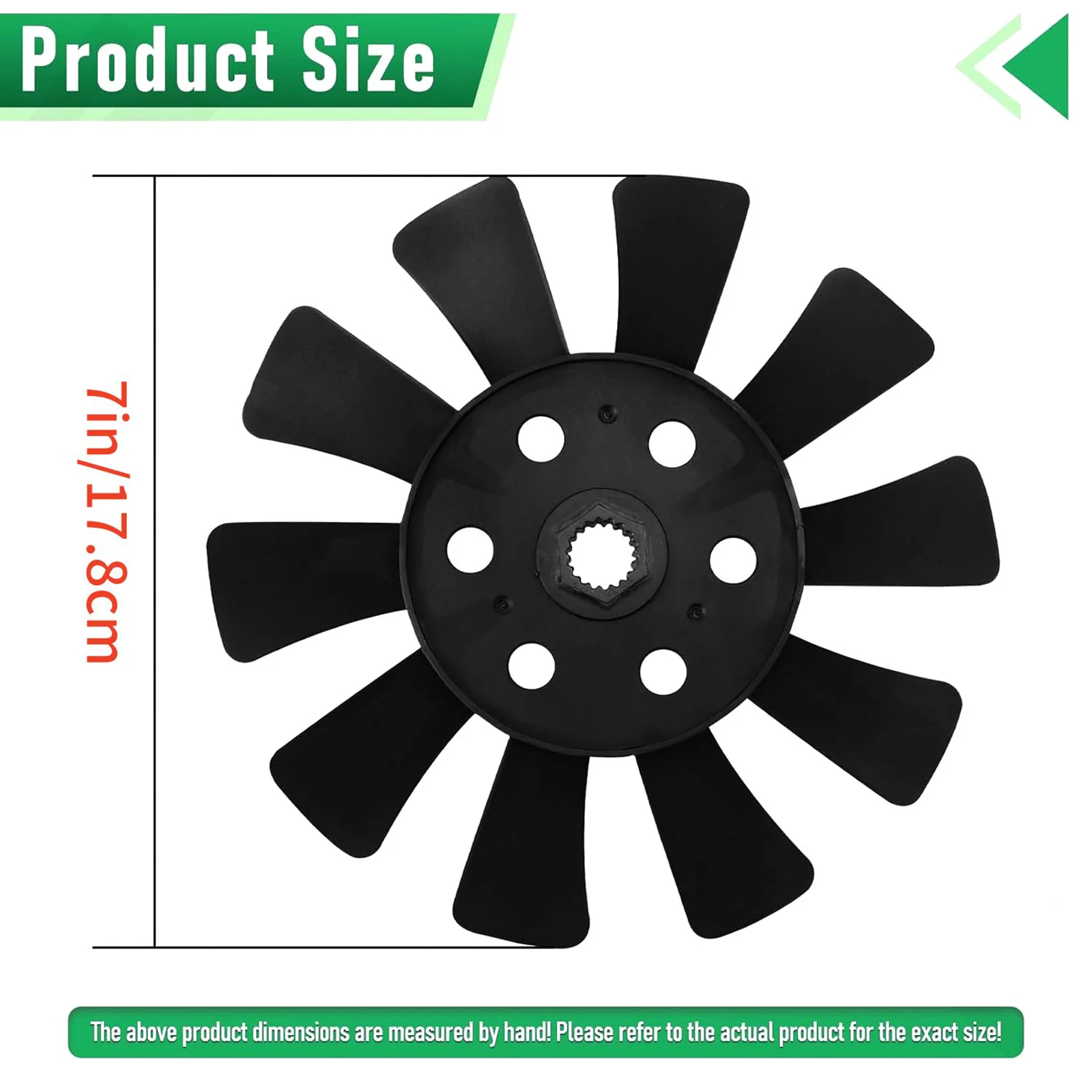 1PC Cooling Fan for Cub Cadet Tuff Torq XT1-LT42 LT46 XT2-LX42 LTX1042 Replaces 1A646083050 1A646083070 TT-1A646083070