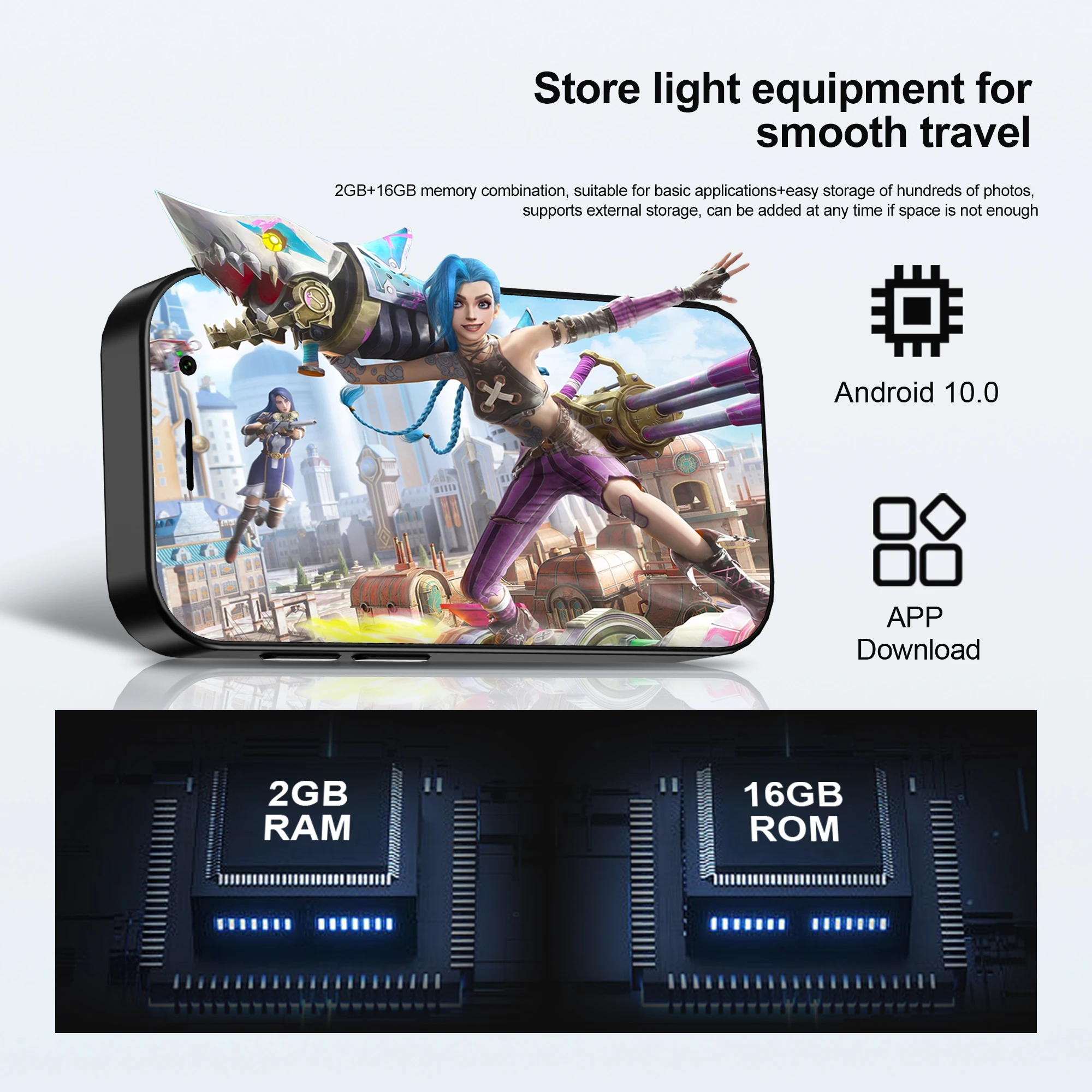 SERVO KING9000 4G LTE Mini Smartphone Android 16GB ROM Dual SIM Face Unlock Camera WiFi Play Store 3.0