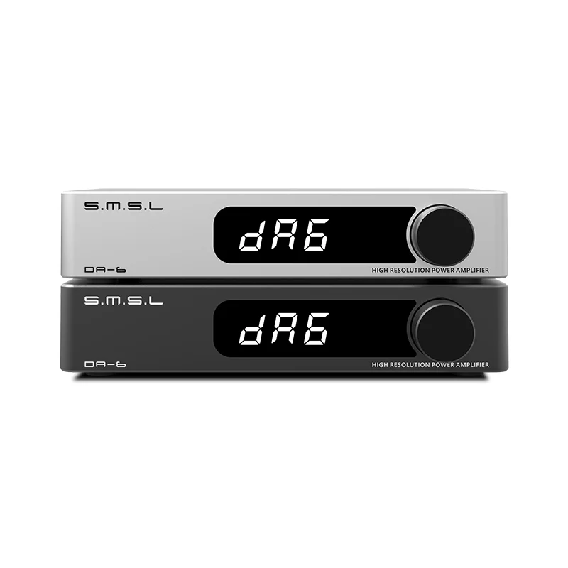 SMSL DA-6 DA6 Desktop HIFI Mini Speaker Power Amplifier 70WX2 AMP and Adjustable EQ Remote Control