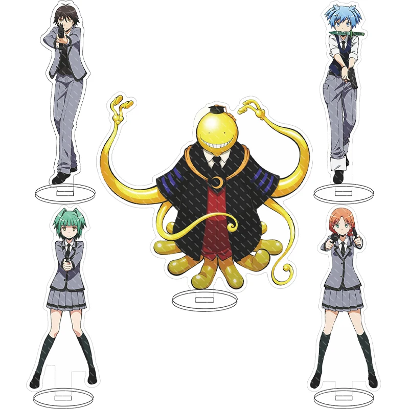 Figura de acrílico de 16 cm de Anime Assassination Classroom: Nagisa Shiota, Koro-sensei, Karma Akabane, Kaede Kayano. Soporte para decoración, regalos y adornos.