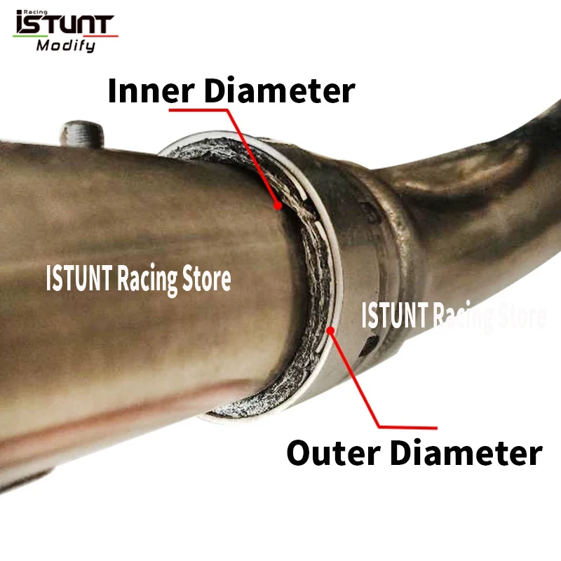 38 39 39.5 40 41 42 45 48.5 50 55 58 MM Motorcycle Car Exhaust Link Pipe Connecting to Various size Muffler Gasket Seal ring